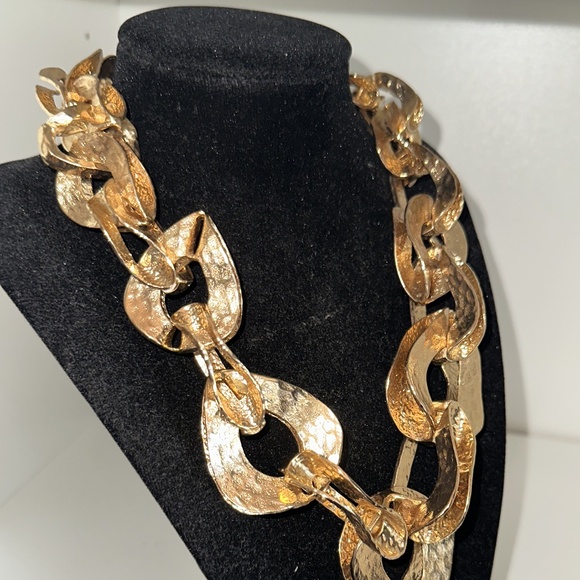 Zara chain oversized necklace gorgeous statement piece - Picture 1 of 3
